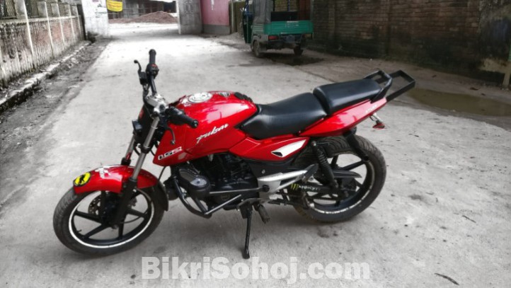 Pulsar 150cc UG4 Red Color Stunt Modification Bike